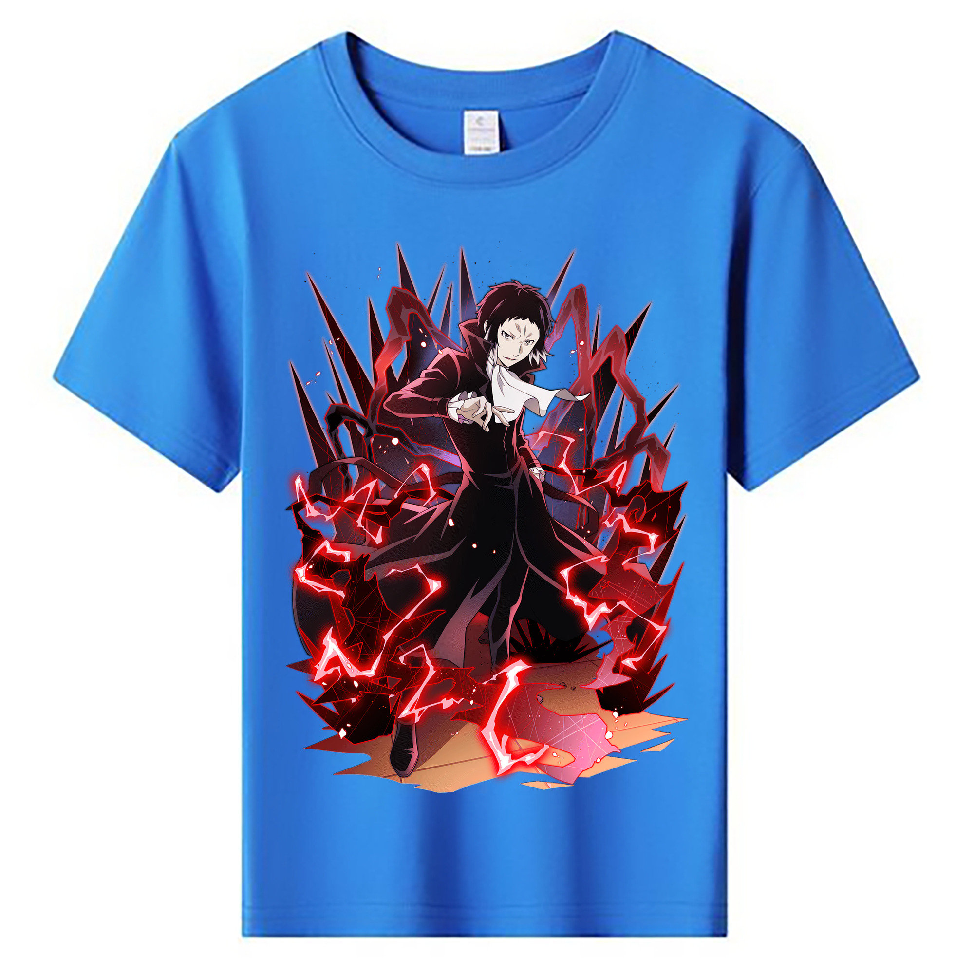 （画像用） 文豪ストレイドッグス Bungo Stray Dogs 綿100％キッズTシャツ（フロントプリント）